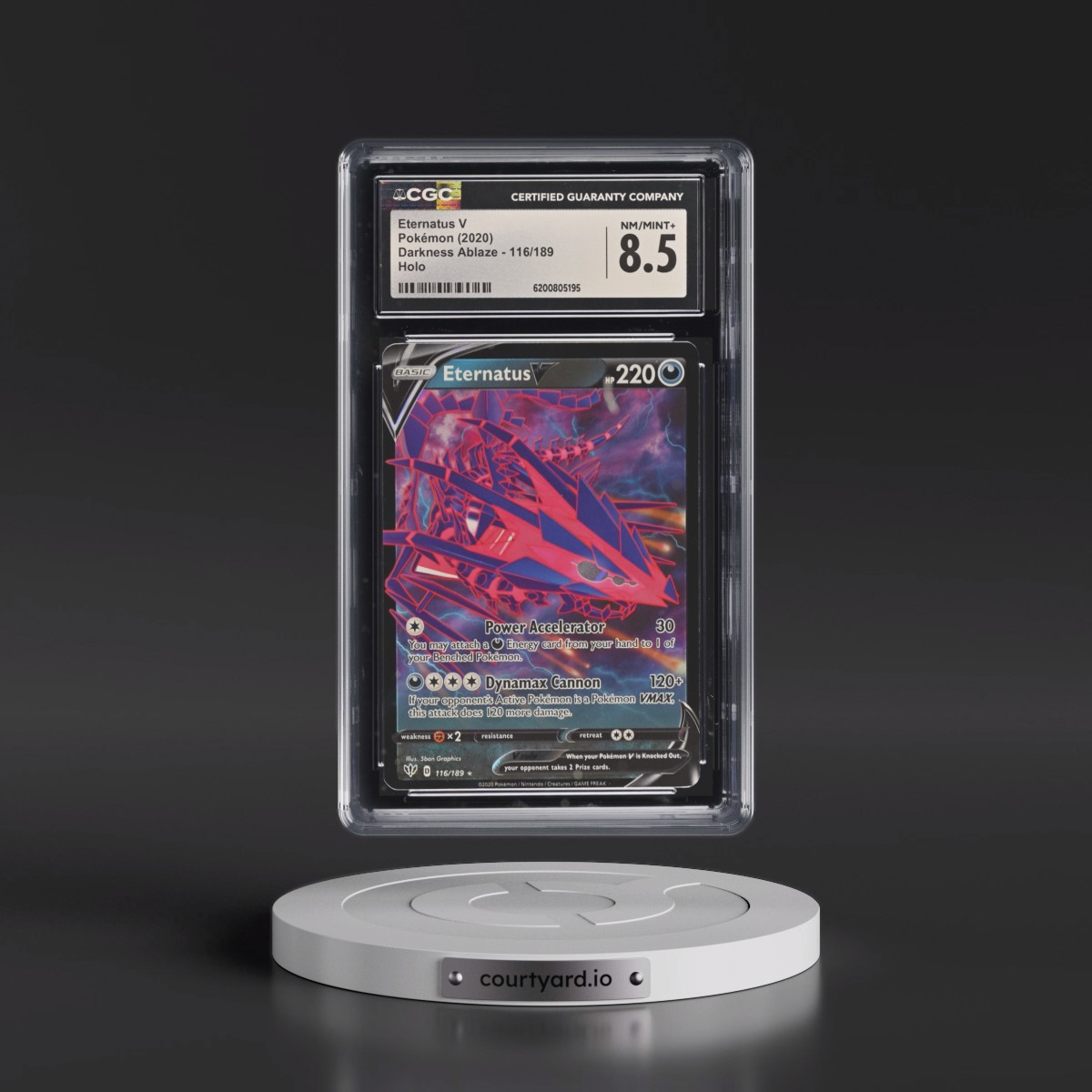 2020 Darkness Ablaze Eternatus V - Holo #116/189 CGC 8.5