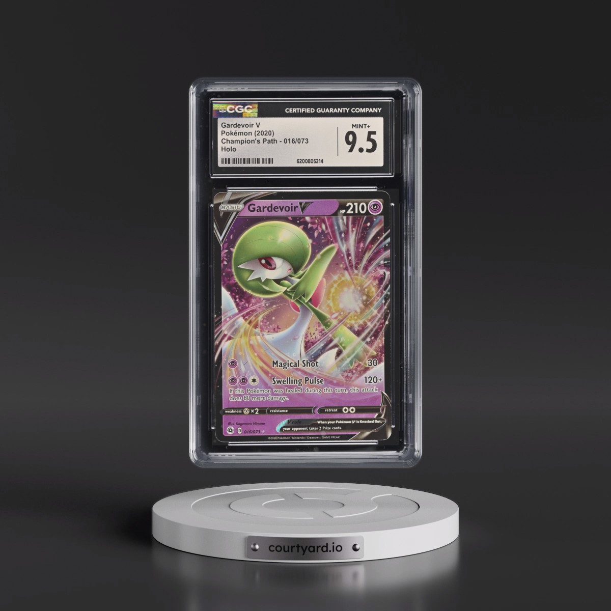2020 Champion's Path #016/073 Gardevoir V - Holo (CGC 9.5 MINT+)