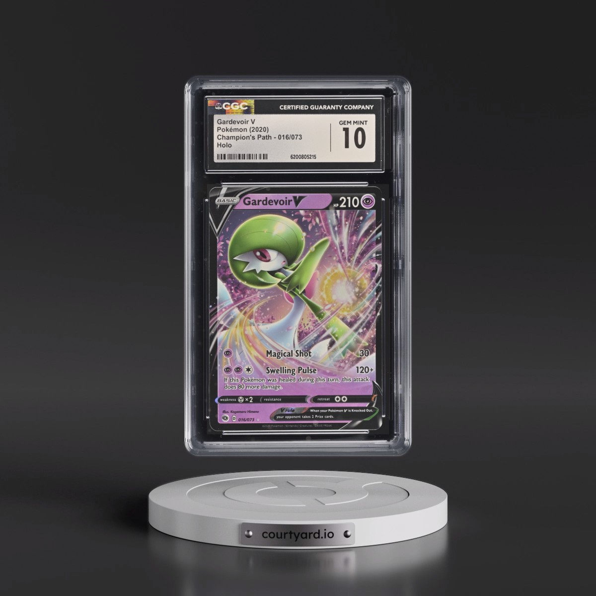 2020 Champion's Path #016/073 Gardevoir V - Holo (CGC 10 GEM MINT)