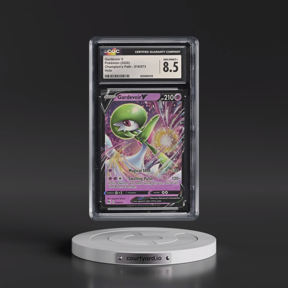 2020 Champion's Path #016/073 Gardevoir V - Holo (CGC 8.5 NM-MT+)