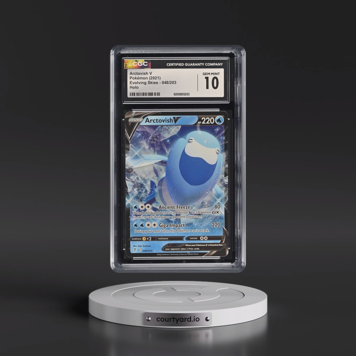 2021 Evolving Skies #048/203 Arctovish V - Holo (CGC 10 GEM MINT)