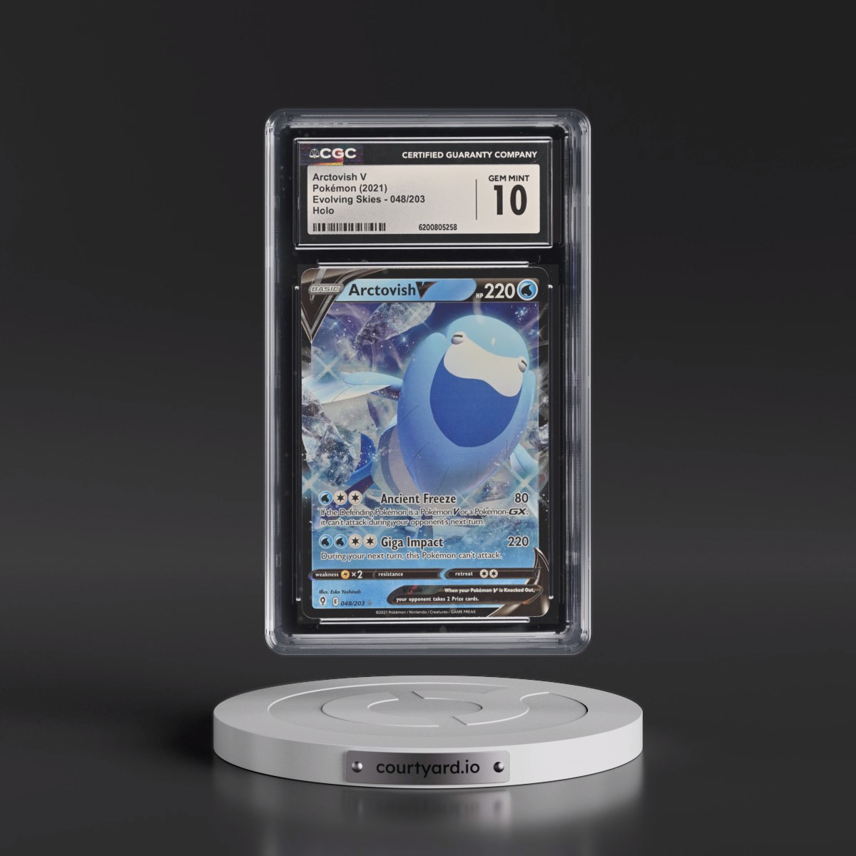 2021 Evolving Skies #048/203 Arctovish V - Holo (CGC 10 GEM MINT)
