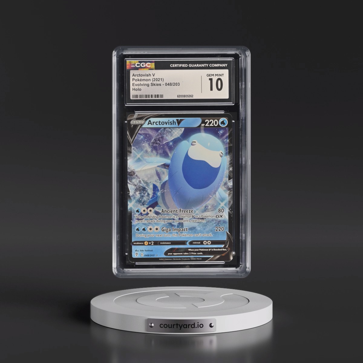 2021 Evolving Skies #048/203 Arctovish V - Holo (CGC 10 GEM MINT)