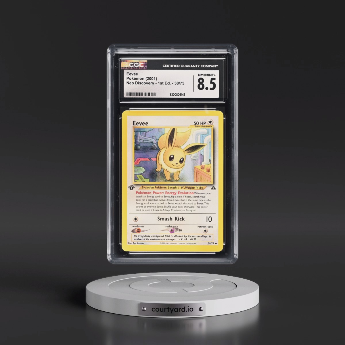 2001 Neo Discovery #38/75 Eevee - 1st Edition 1st Edition (CGC 8.5 NM-MT+)