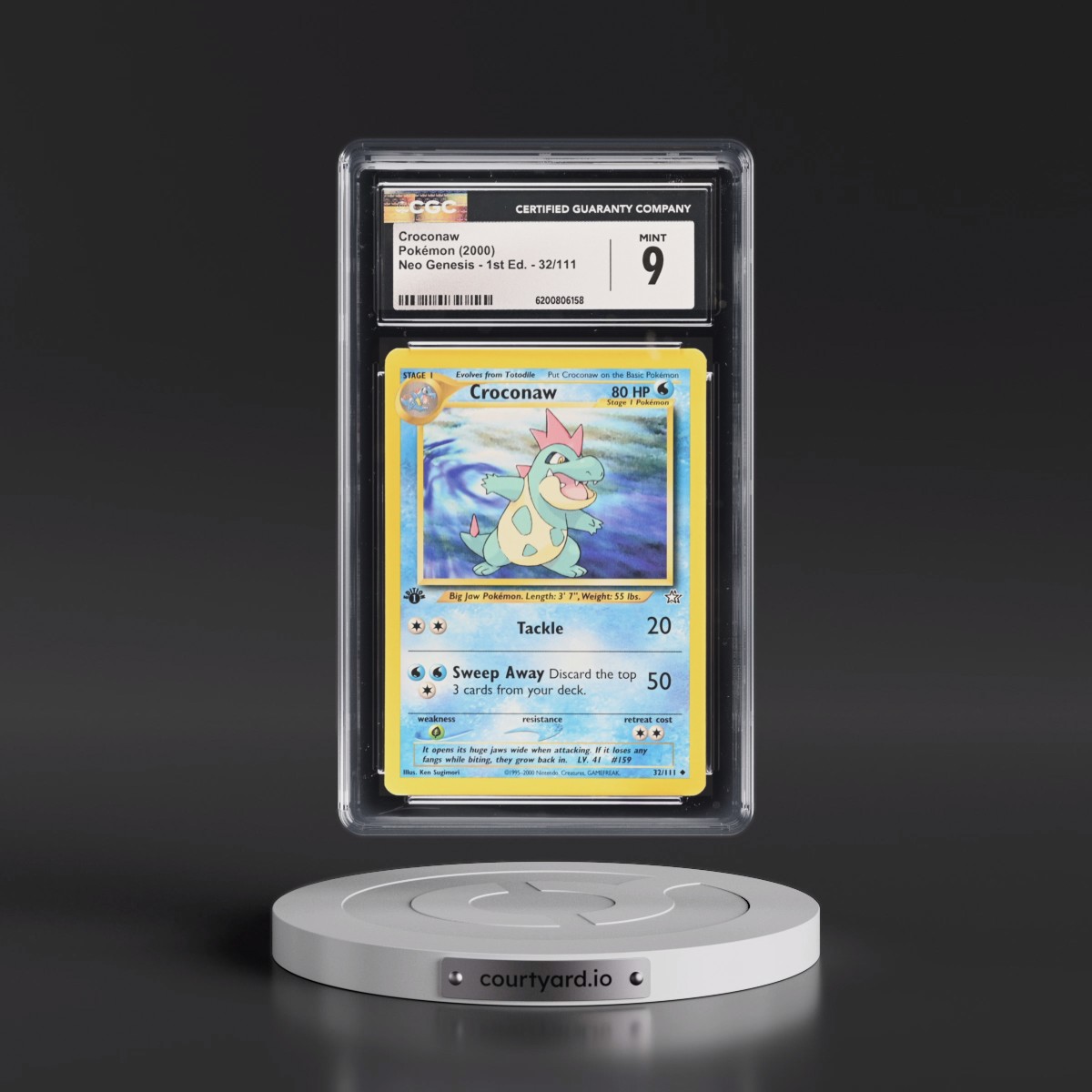 2000 Neo Genesis #32/111 Croconaw - 1st Edition (CGC 9 MINT)