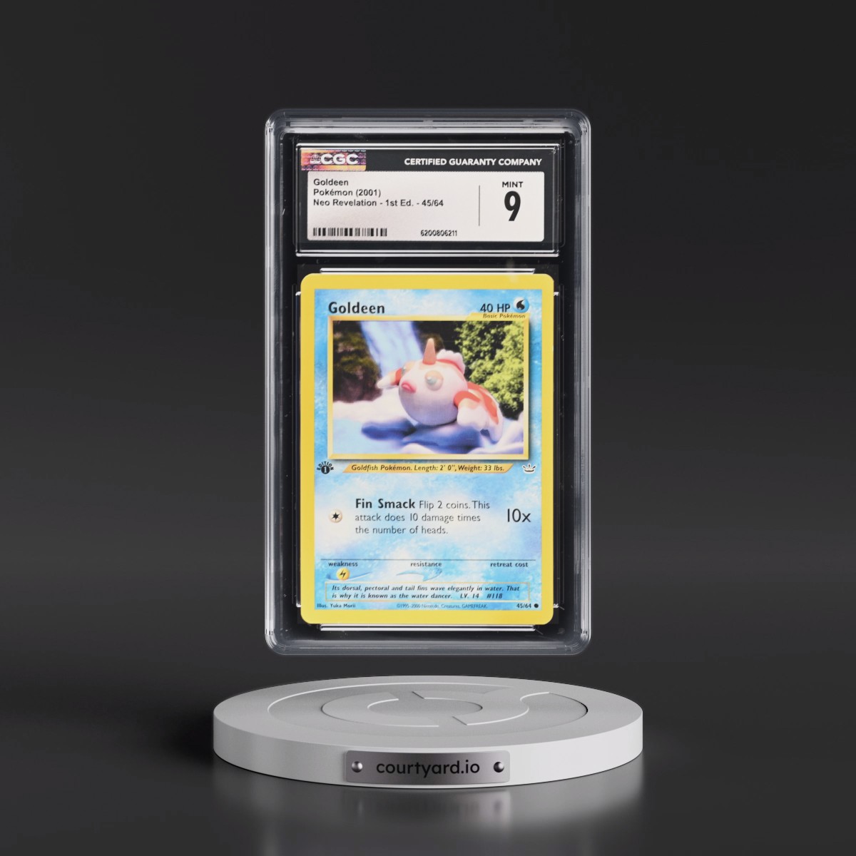 2001 Neo Revelation #45/64 Goldeen - 1st Edition 1st Edition (CGC 9 MINT)