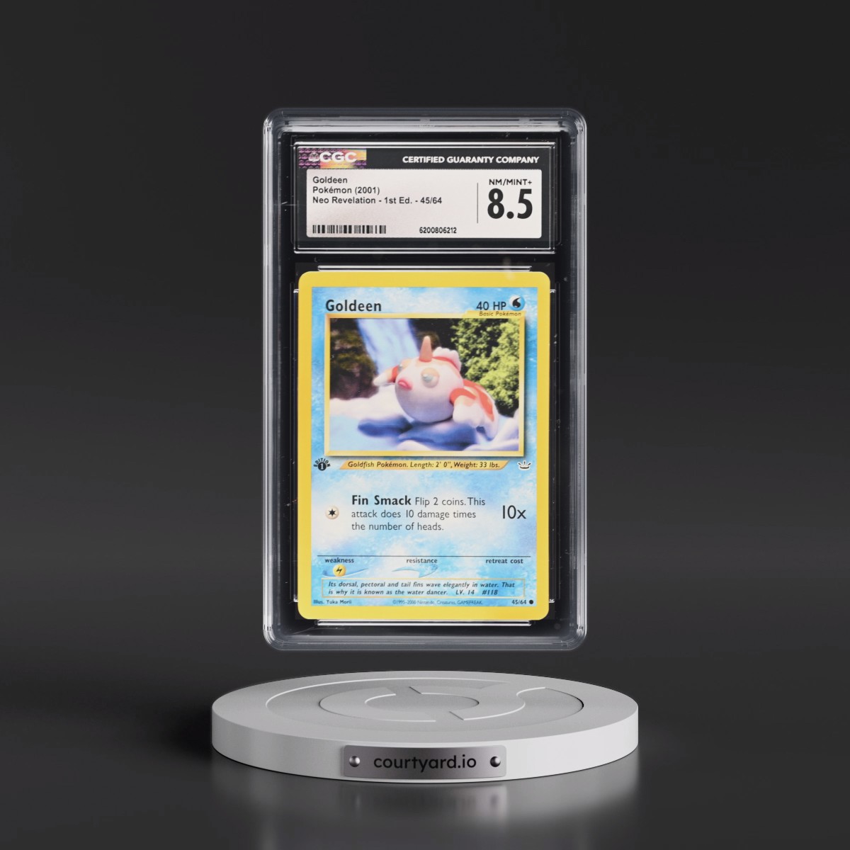 2001 Neo Revelation #45/64 Goldeen - 1st Edition 1st Edition (CGC 8.5 NM-MT+)