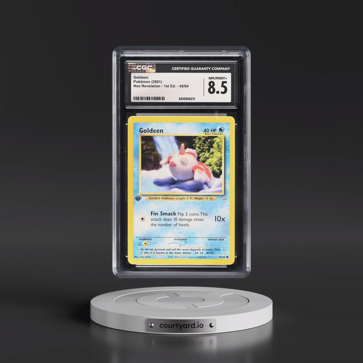 2001 Neo Revelation #45/64 Goldeen - 1st Edition 1st Edition (CGC 8.5 NM-MT+)