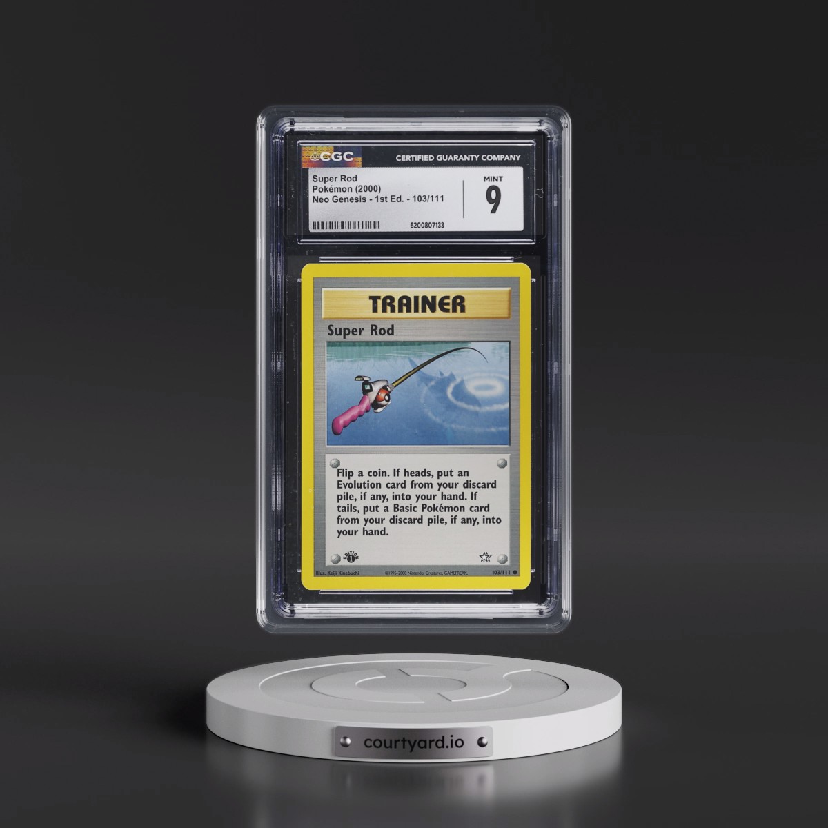 2000 Neo Genesis #103/111 Super Rod - 1st Edition (CGC 9 MINT)