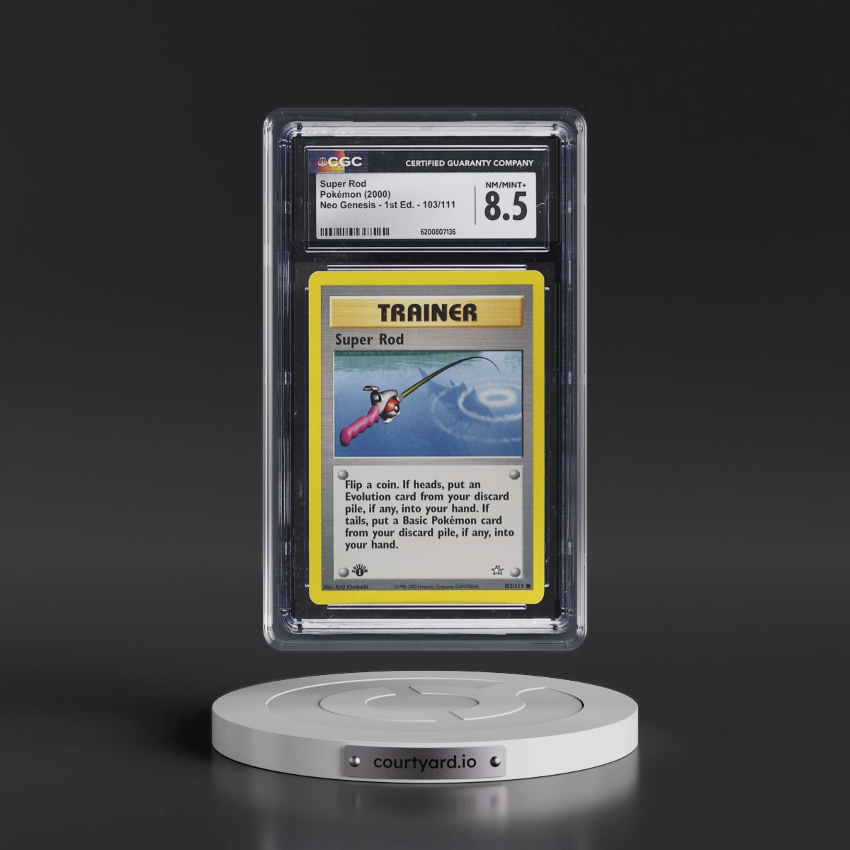 2000 Neo Genesis #103/111 Super Rod - 1st Edition (CGC 8.5 NM-MT+)