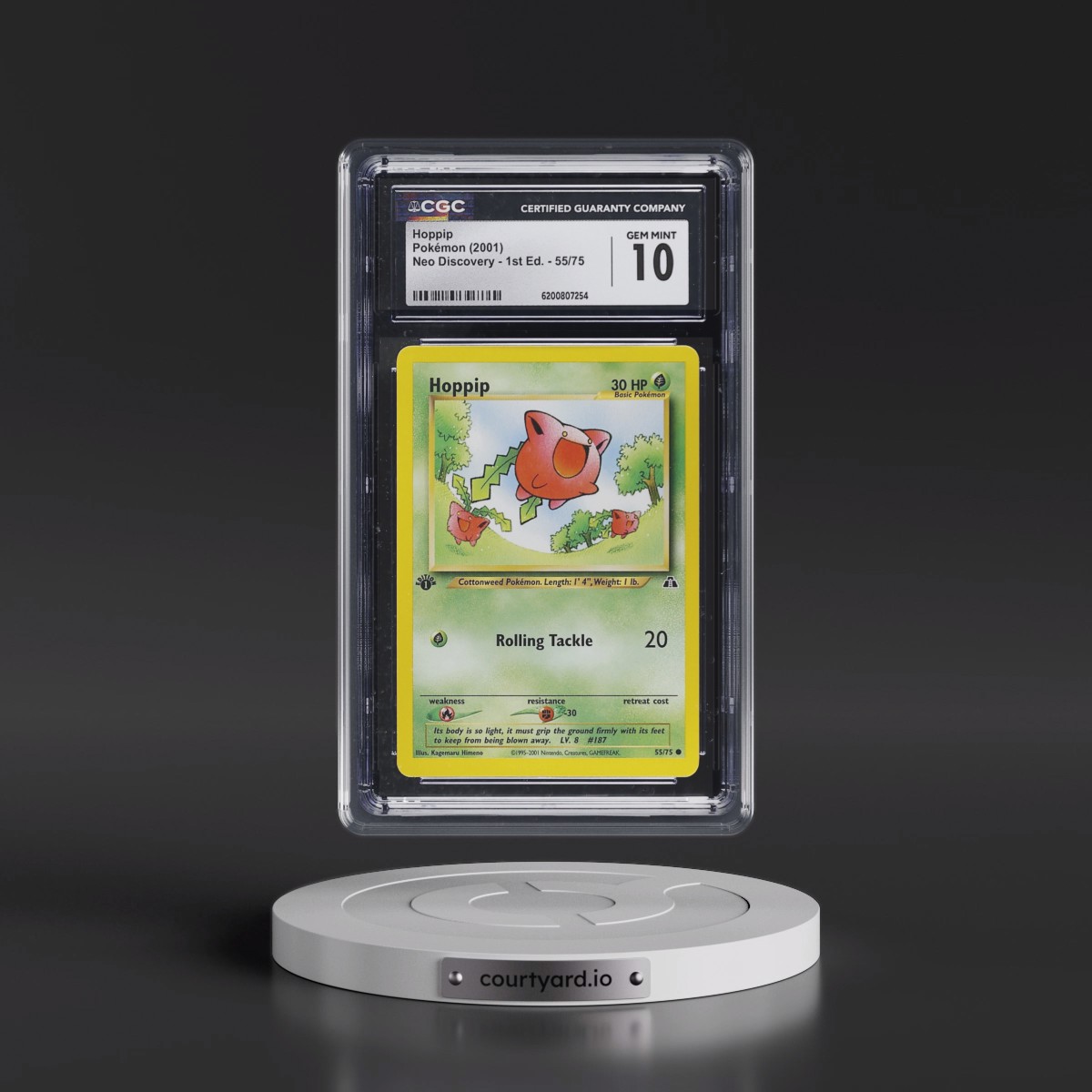 2001 Neo Discovery #55/75 Hoppip - 1st Edition 1st Edition (CGC 10 GEM MINT)