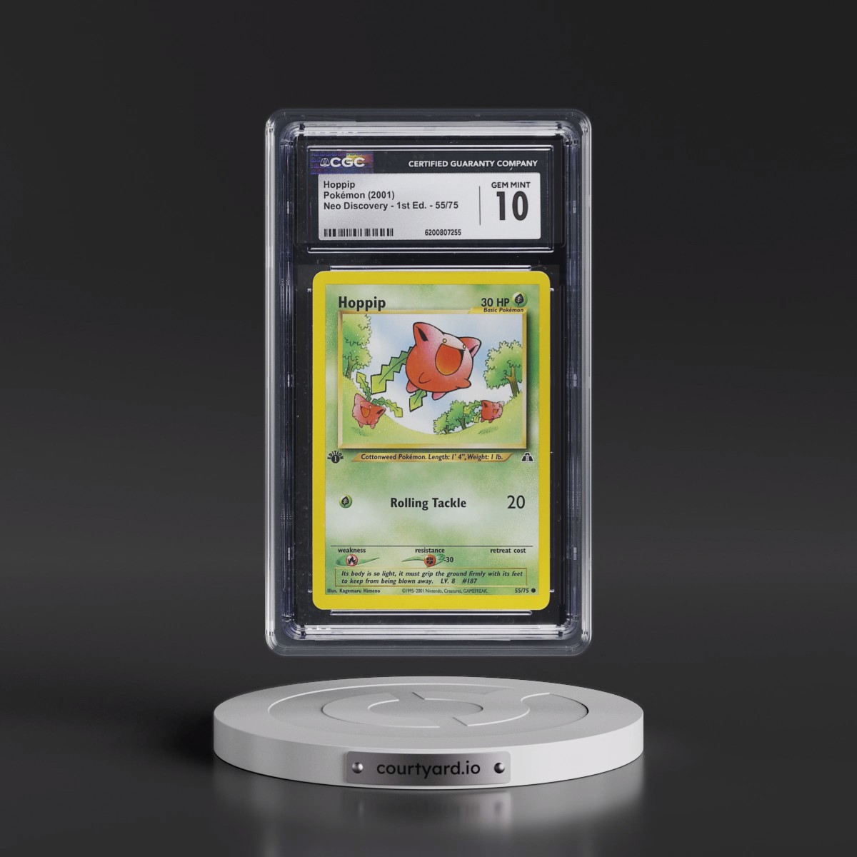 2001 Neo Discovery #55/75 Hoppip - 1st Edition 1st Edition (CGC 10 GEM MINT)
