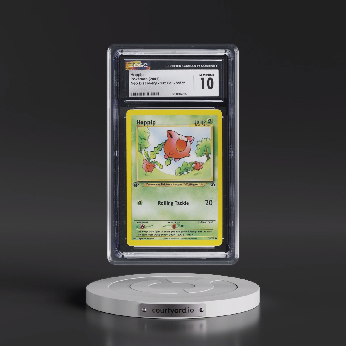 2001 Neo Discovery #55/75 Hoppip - 1st Edition 1st Edition (CGC 10 GEM MINT)