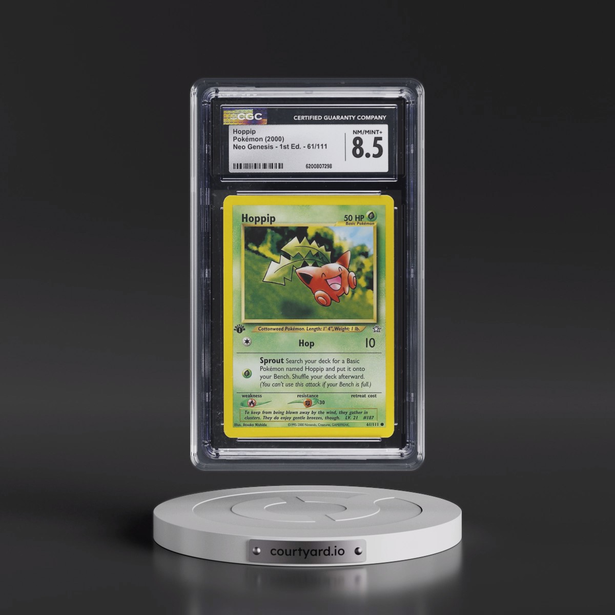 2000 Neo Genesis #61/111 Hoppip - 1st Edition (CGC 8.5 NM-MT+)
