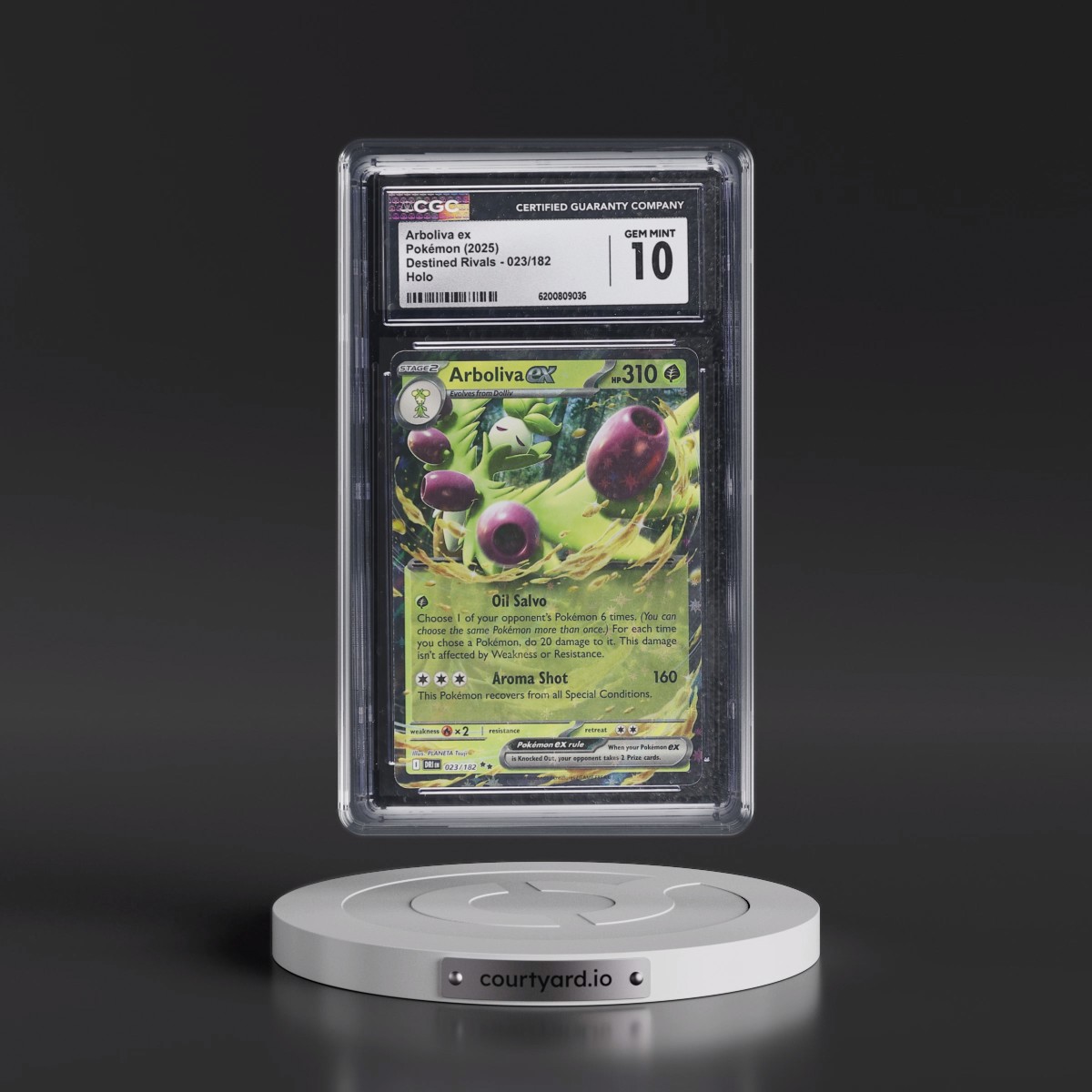 2025 Destined Rivals - DRI EN #023/182 Arboliva ex - Holo (CGC 10 GEM MINT)