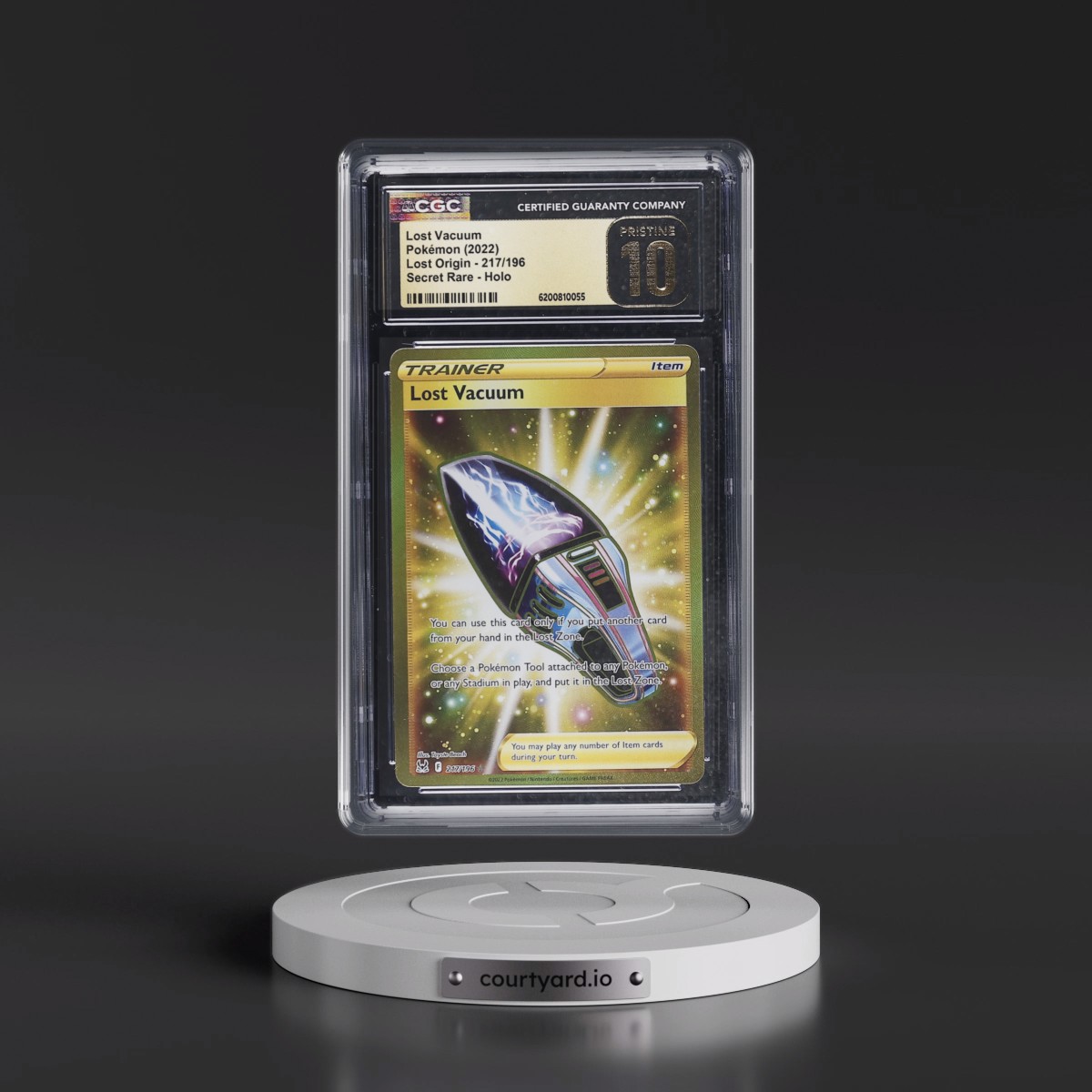 2022 Lost Origin #217/196 Lost Vacuum - Secret Rare Holo (CGC 10 PRISTINE)