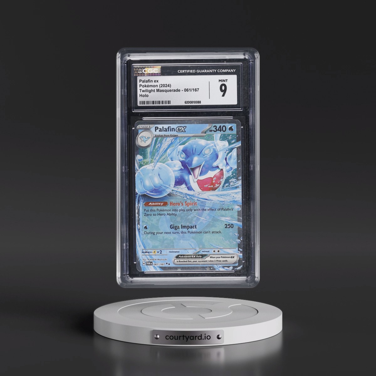 2024 Twilight Masquerade - TWM EN Palafin ex - Holo #061/167 CGC 9
