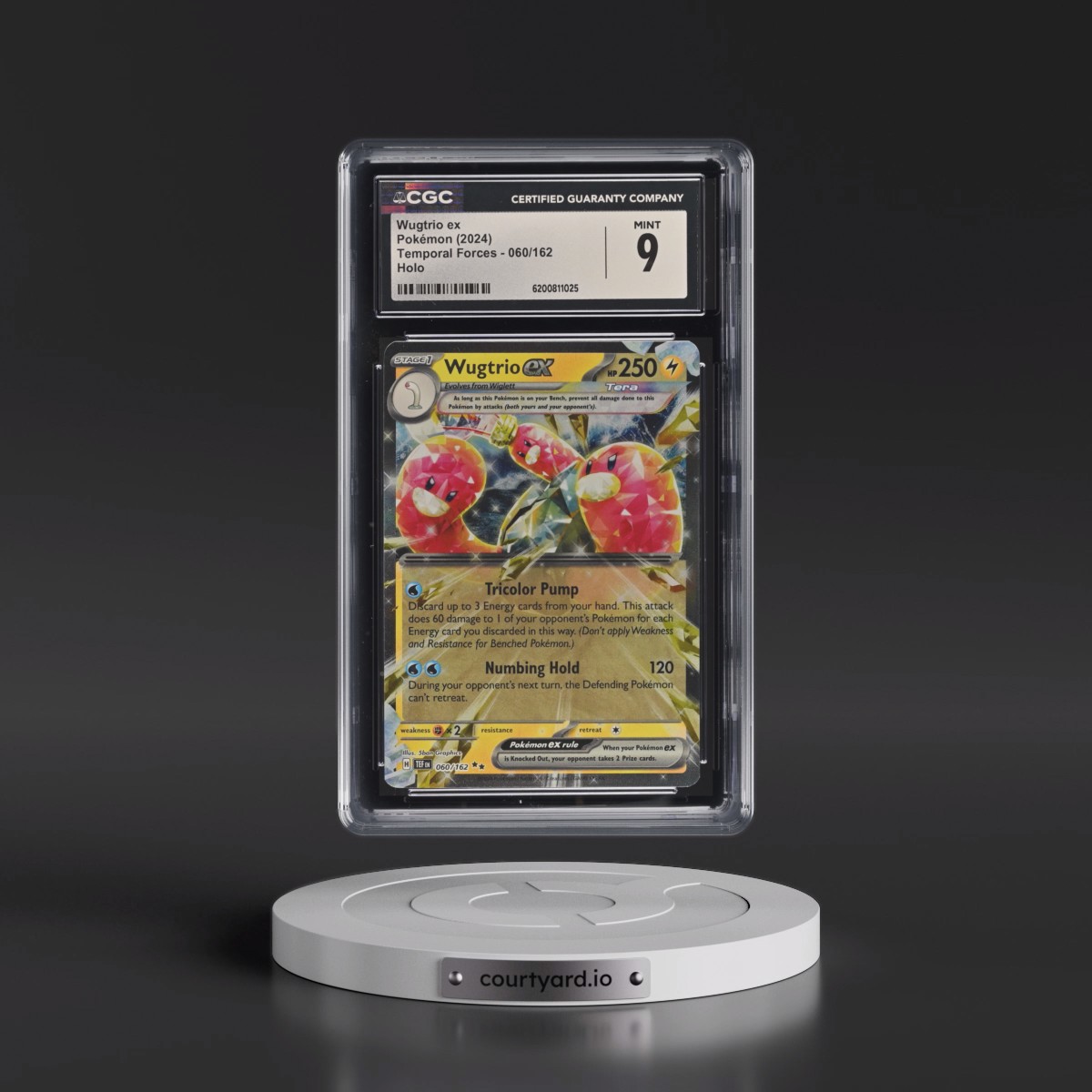 2023 Temporal Forces - TEF EN #060/162 Wugtrio ex - Holo (CGC 9 MINT)