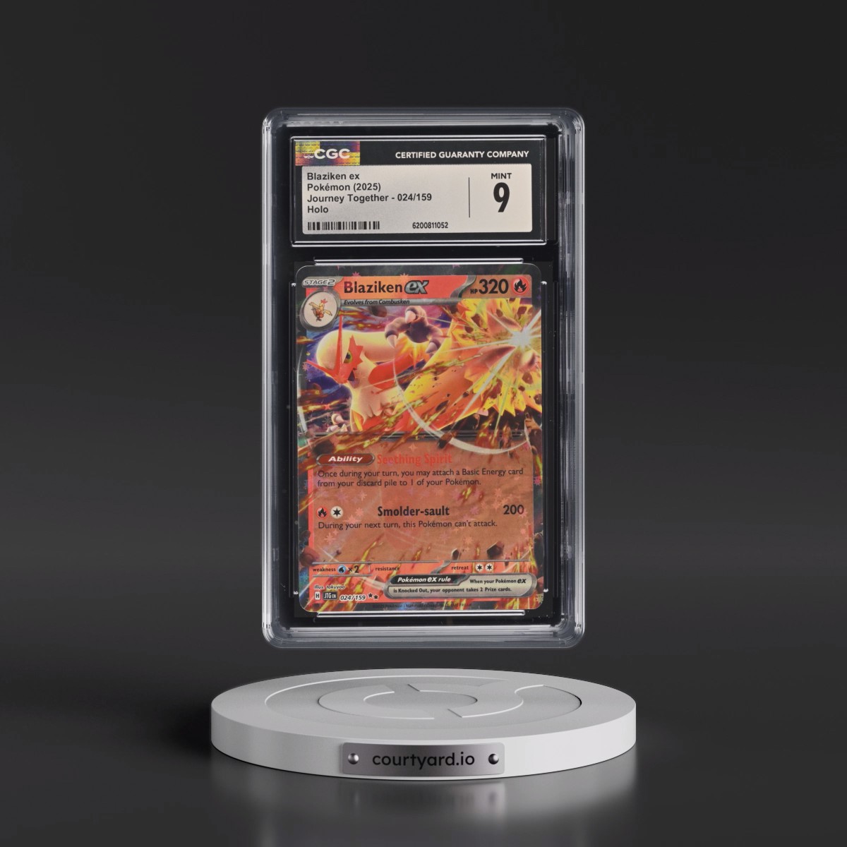 2024 Journey Together - JTG EN Blaziken ex - Holo #024/159 CGC 9