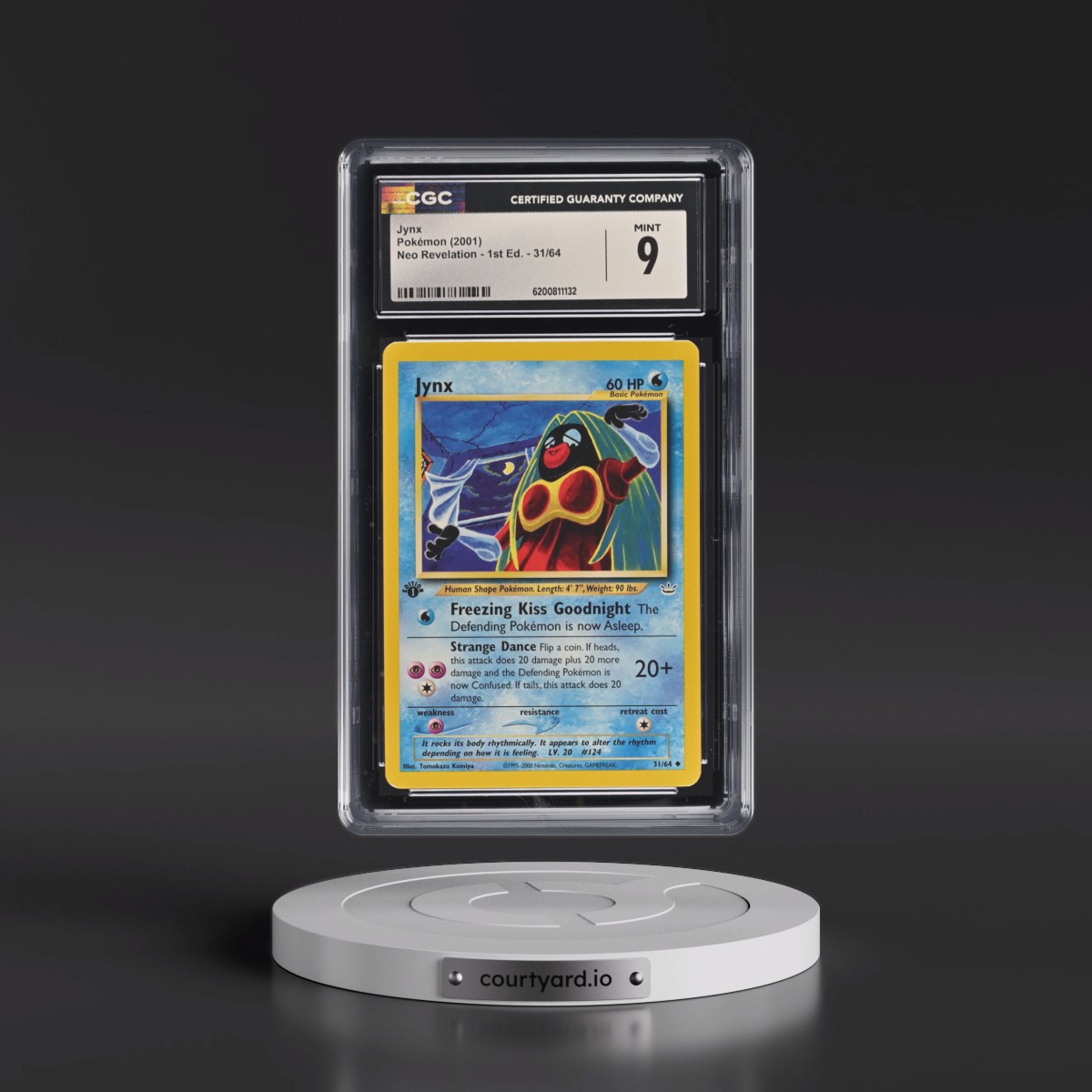 2001 Neo Revelation #31/64 Jynx - 1st Edition (CGC 9 MINT)
