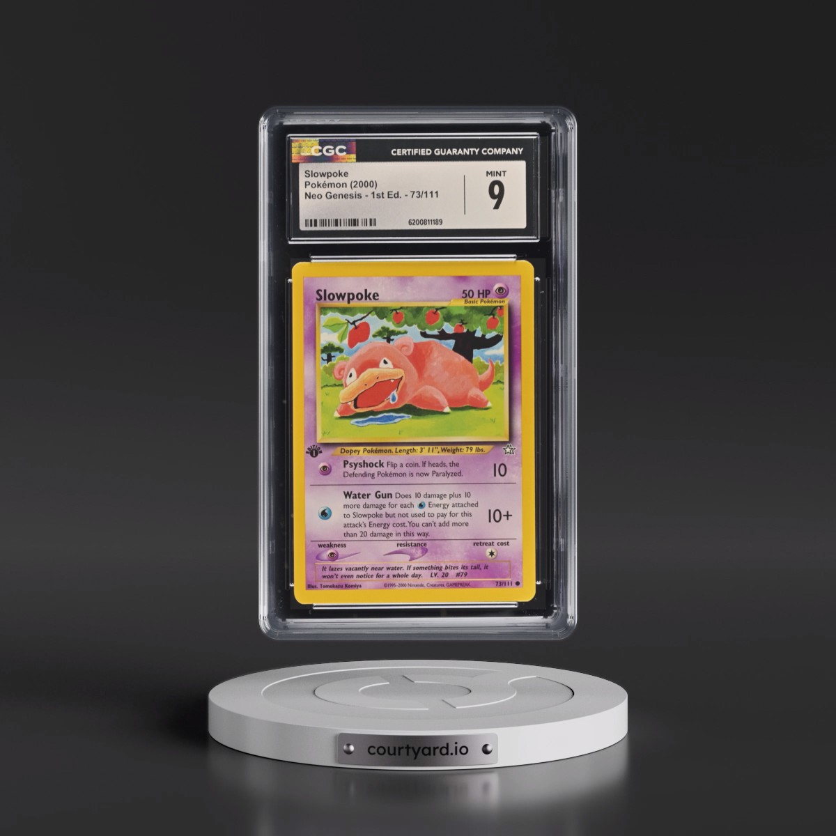 2000 Neo Genesis #73/111 Slowpoke - 1st Edition (CGC 9 MINT)
