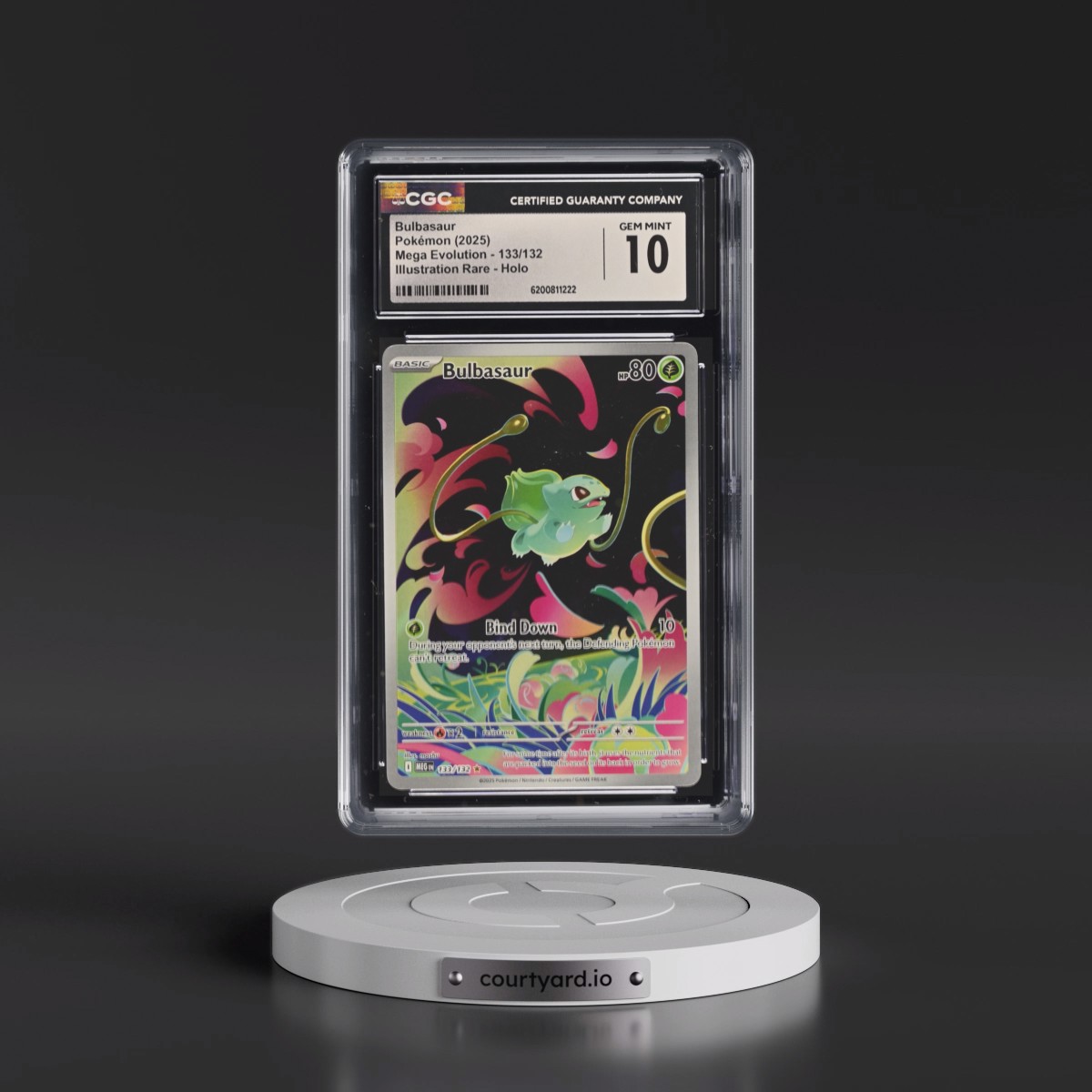 2025 Mega Evolution - MEG EN #133/132 Bulbasaur - Illustration Rare Holo (CGC 10 GEM MINT)