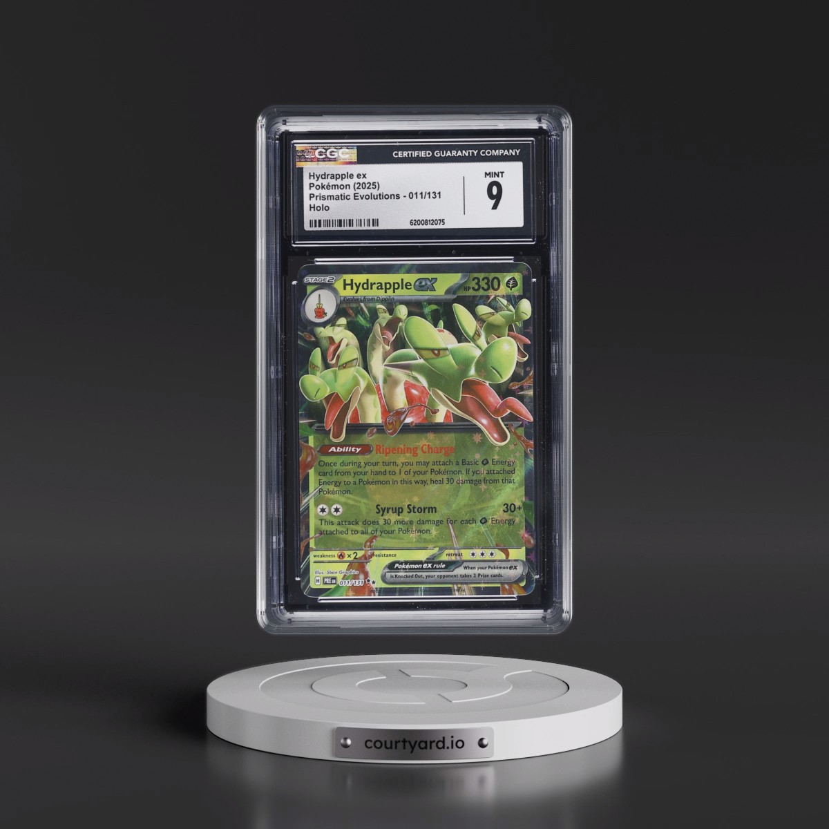 2024 Prismatic Evolutions - PRE EN Hydrapple ex - Holo #011/131 CGC 9