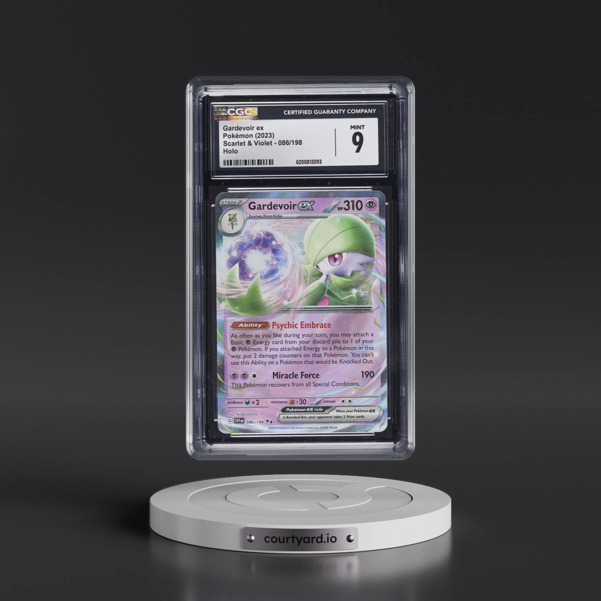 2023 Scarlet & Violet Gardevoir ex - Holo #086/198 CGC 9