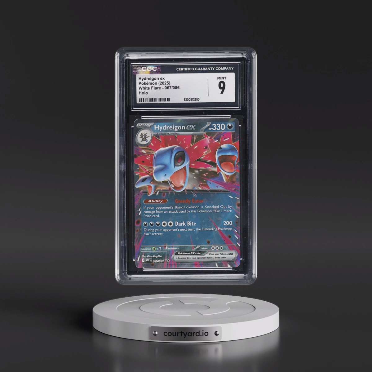 2025 White Flare - WHT EN #067/086 Hydreigon ex - Holo (CGC 9 MINT)