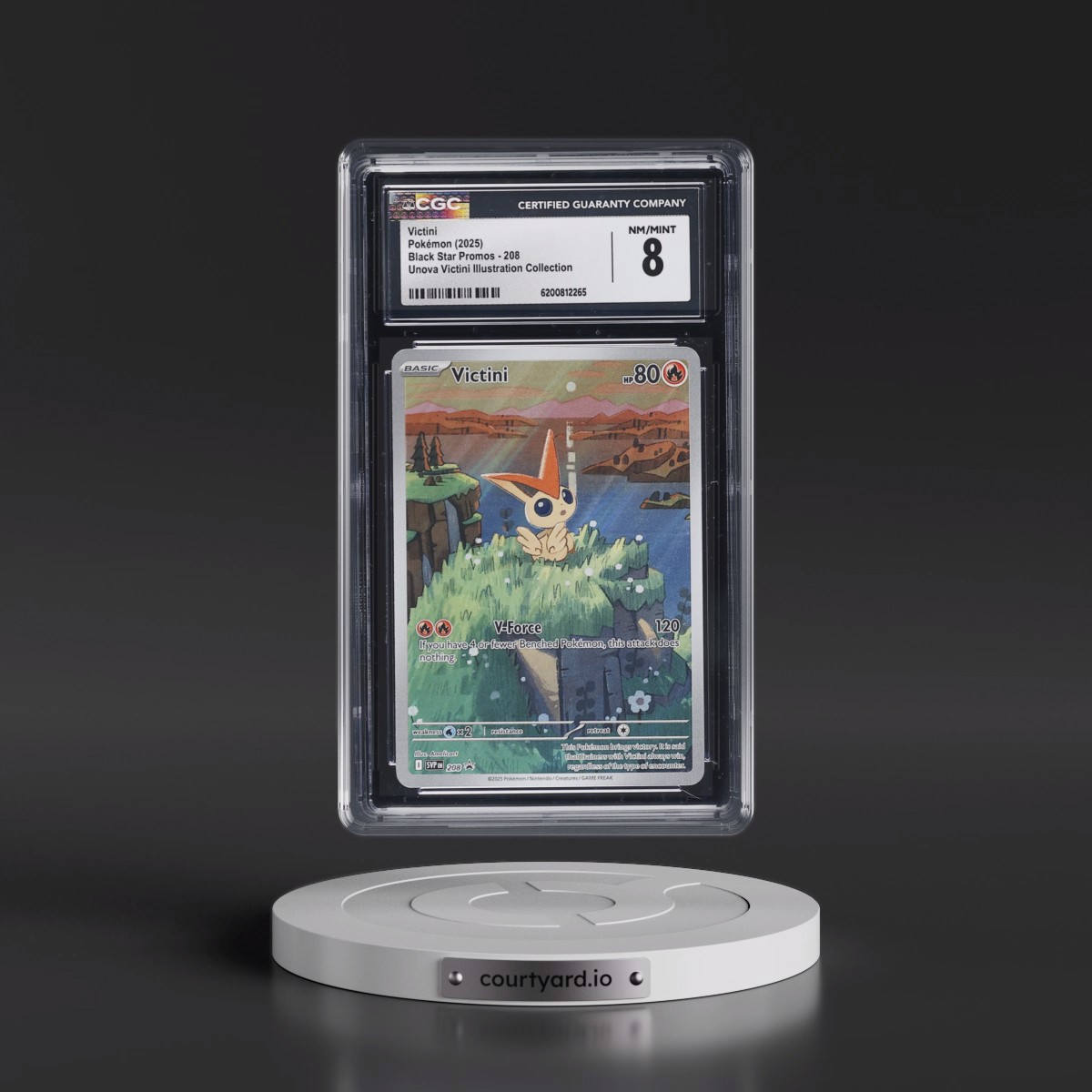 2023 Black Star Promos - Scarlet & Violet SVP EN #208 Victini - Unova Victini Illustration Collection (Holo) (CGC 8 NM-MT)