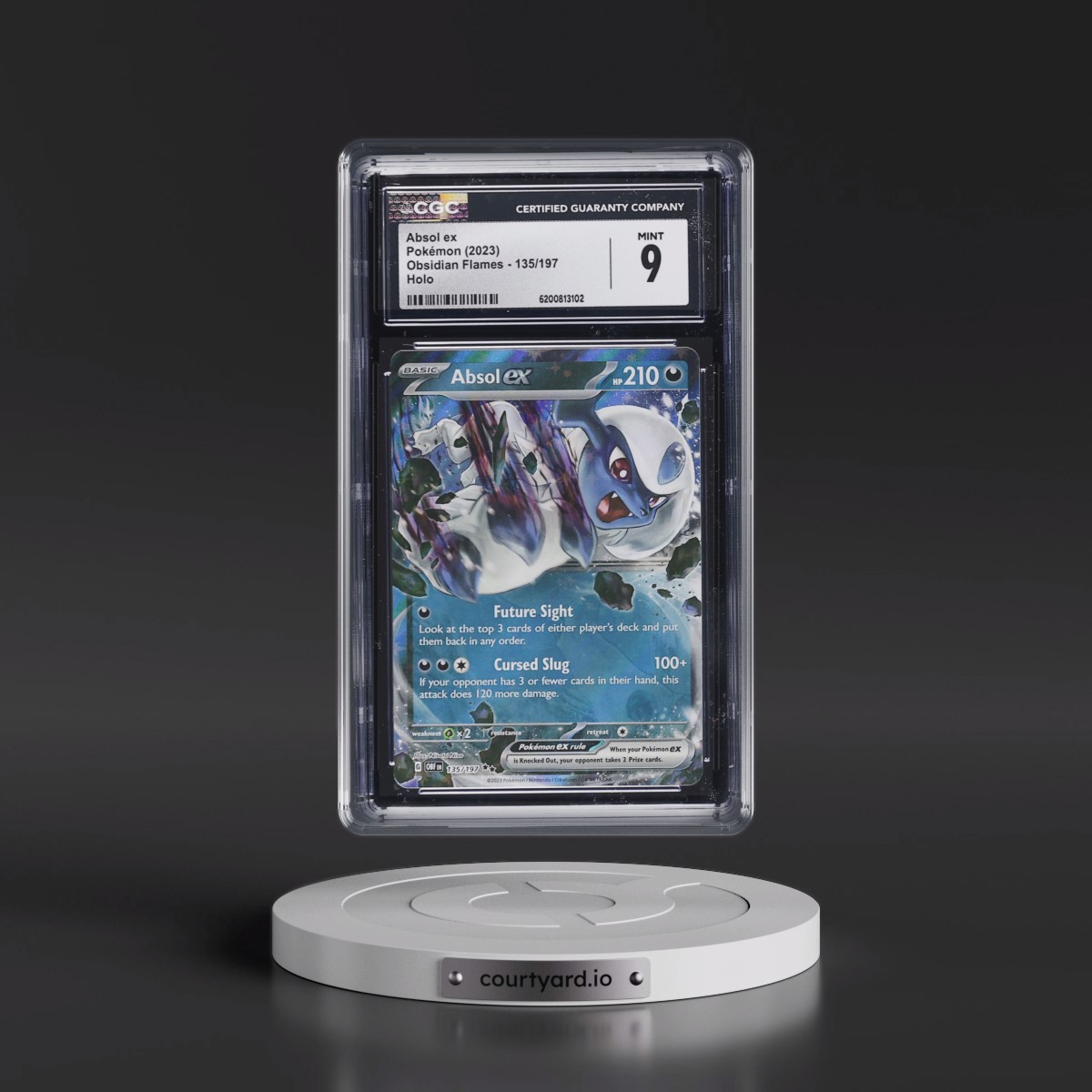 2023 Obsidian Flames - OBF EN #135/197 Absol ex - Holo (CGC 9 MINT)