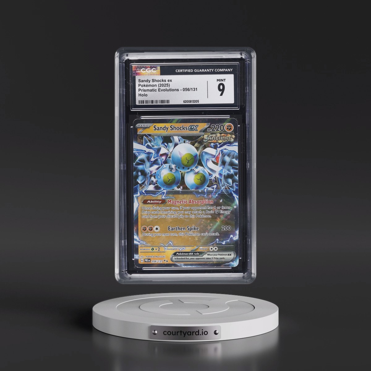2024 Prismatic Evolutions - PRE EN Sandy Shocks ex - Holo #056/131 CGC 9