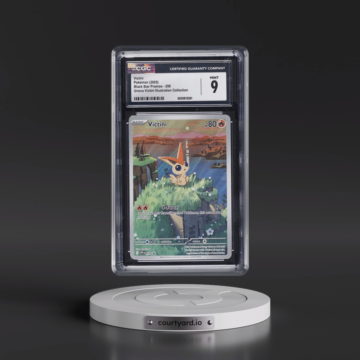 2023 Black Star Promos - Scarlet & Violet SVP EN #208 Victini - Unova Victini Illustration Collection (Holo) (CGC 9 MINT)