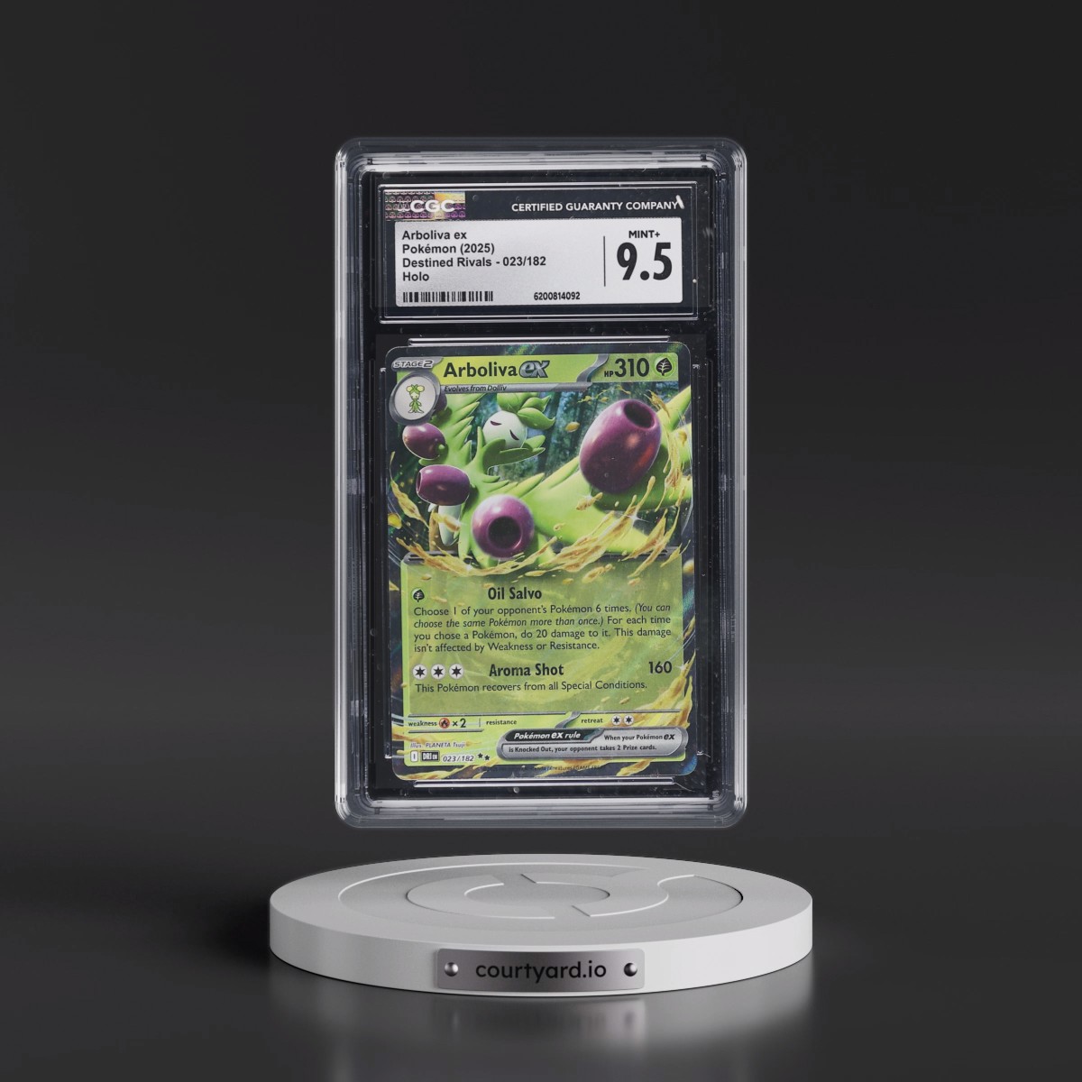 2025 Destined Rivals - DRI EN #023/182 Arboliva ex - Holo (CGC 9.5 MINT+)