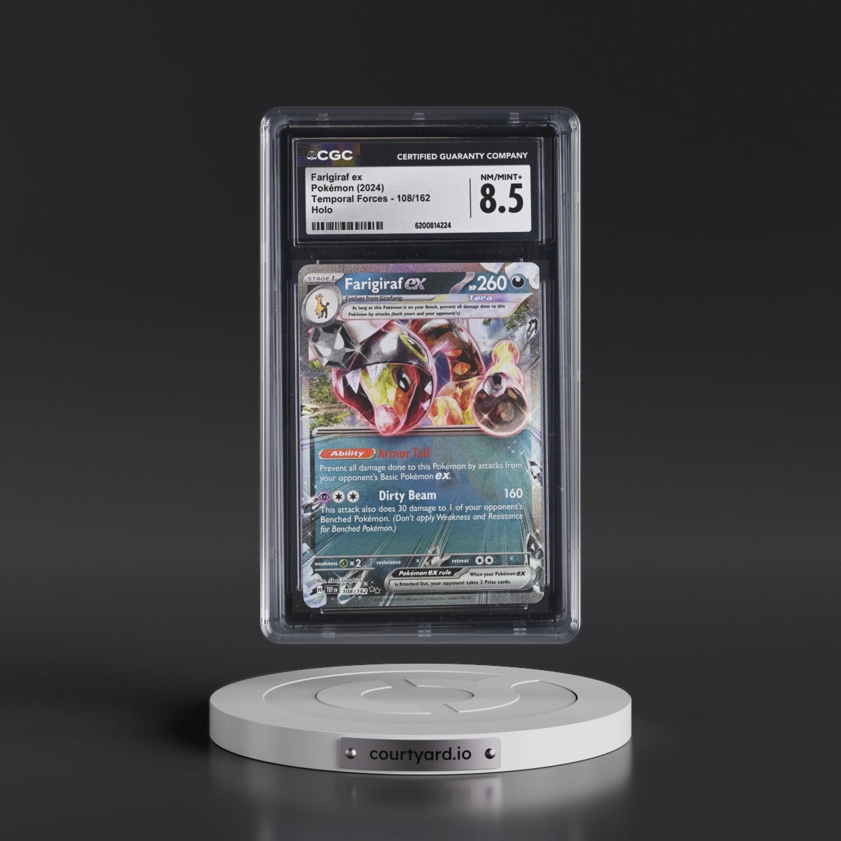 2023 Temporal Forces - TEF EN Farigiraf ex - Holo #108/162 CGC 8.5