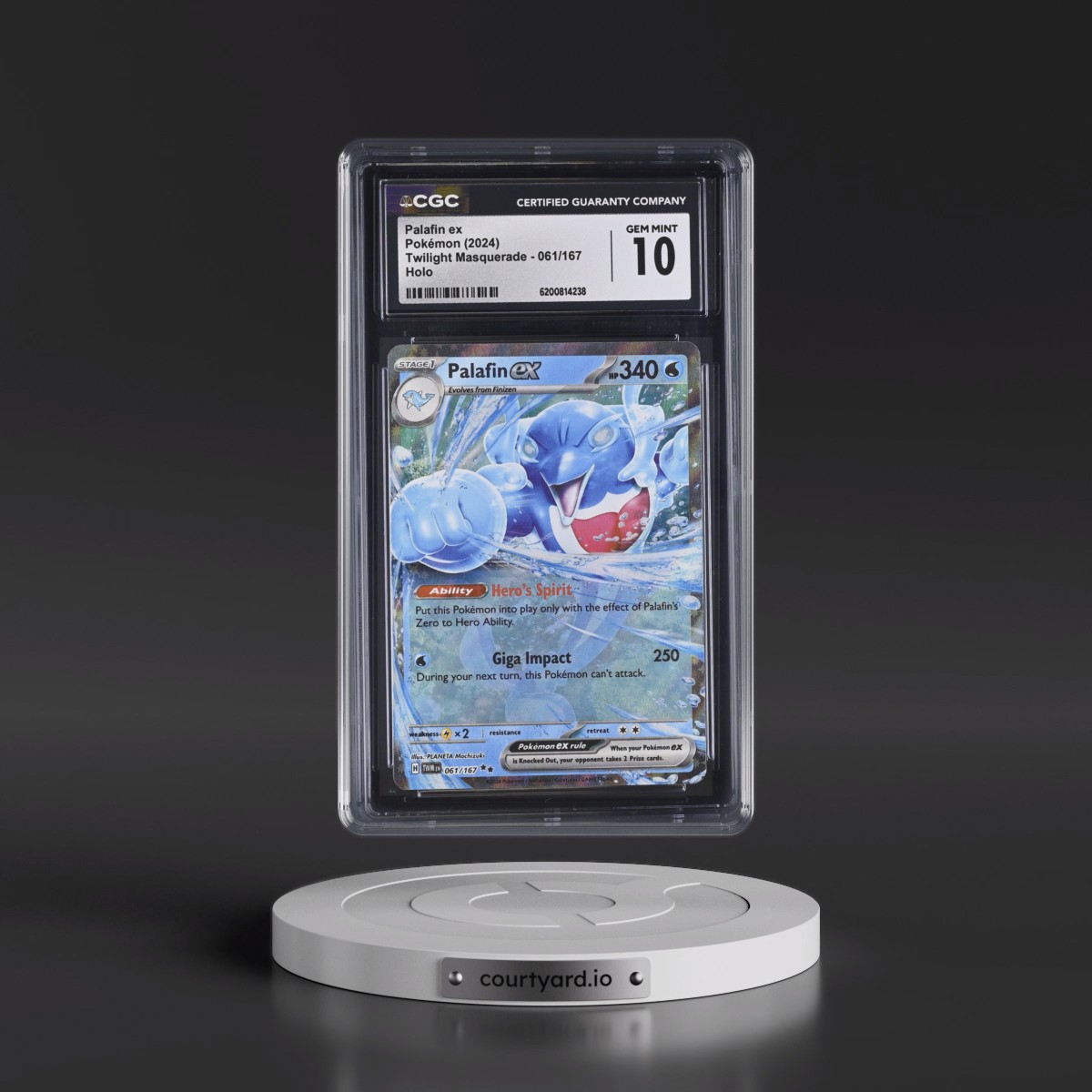 2024 Twilight Masquerade - TWM EN Palafin ex - Holo #061/167 CGC 10