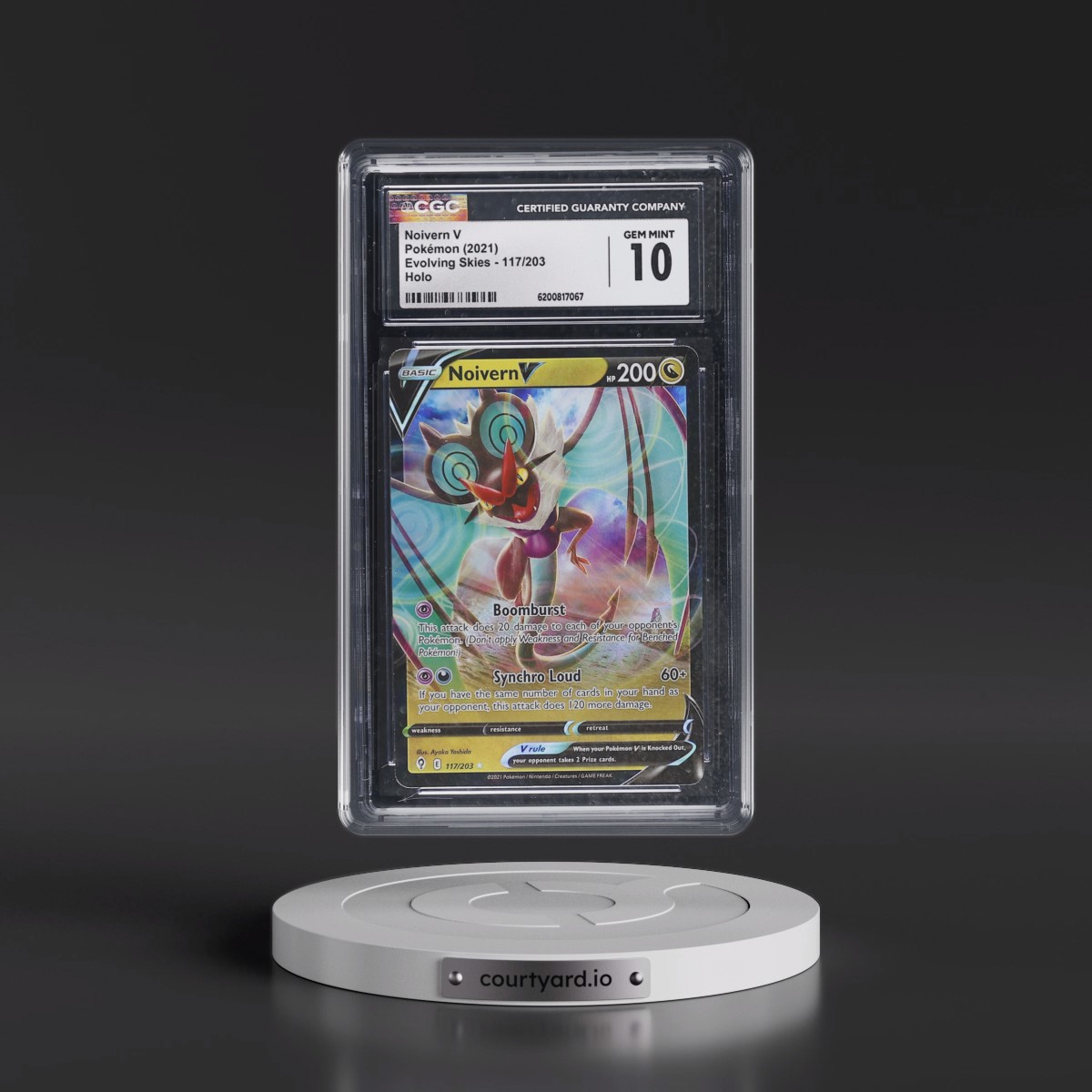 2021 Evolving Skies Noivern V - Holo #117/203 CGC 10