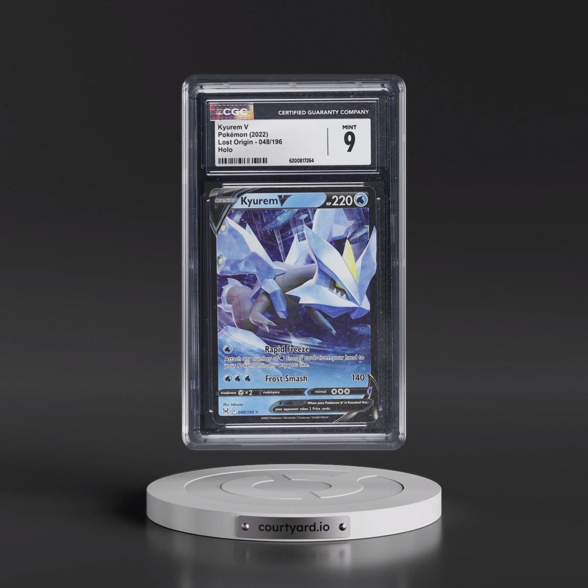 2022 Lost Origin #048/196 Kyurem V - Holo (CGC 9 MINT)