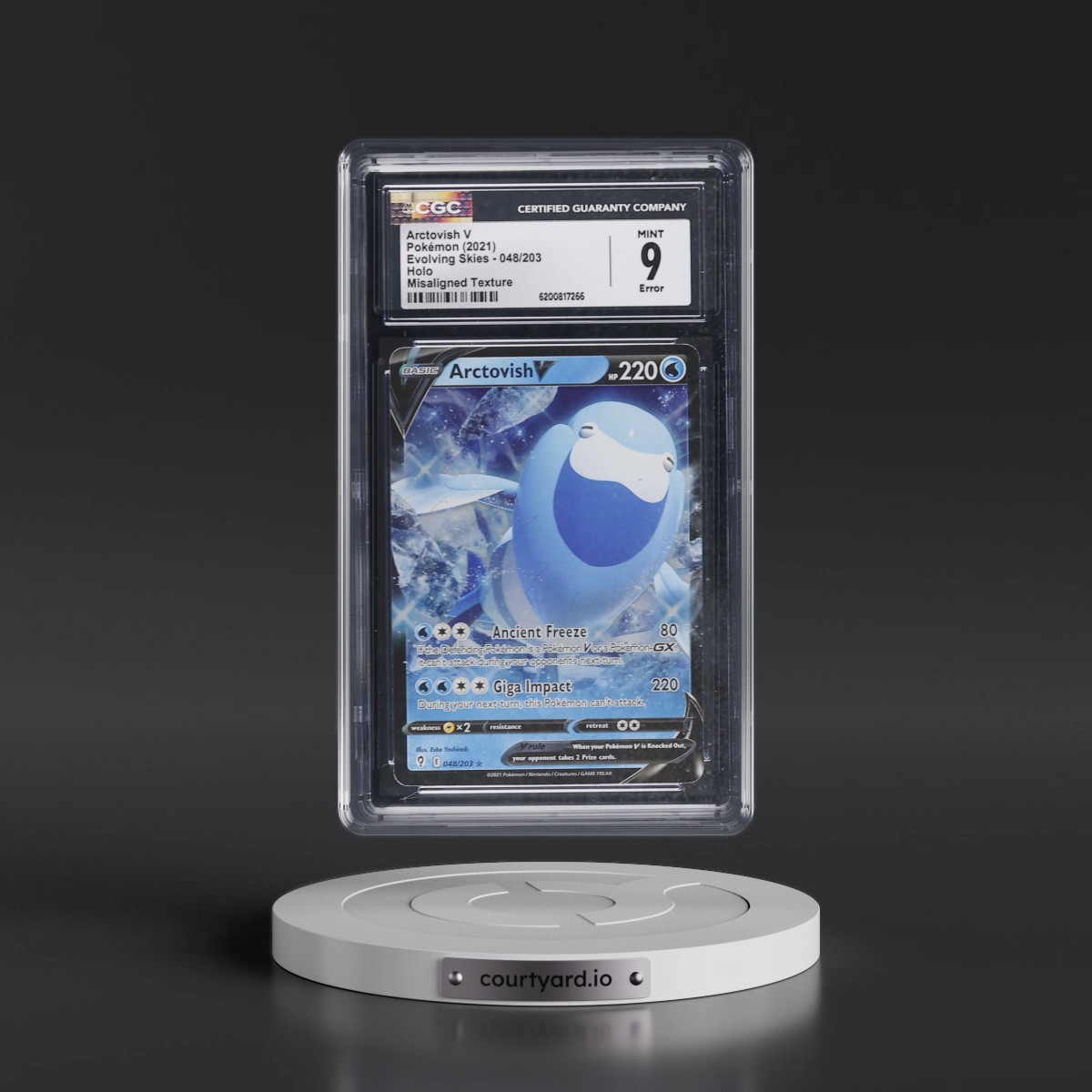 2021 Evolving Skies #048/203 Arctovish V - Holo (CGC 9 MINT)