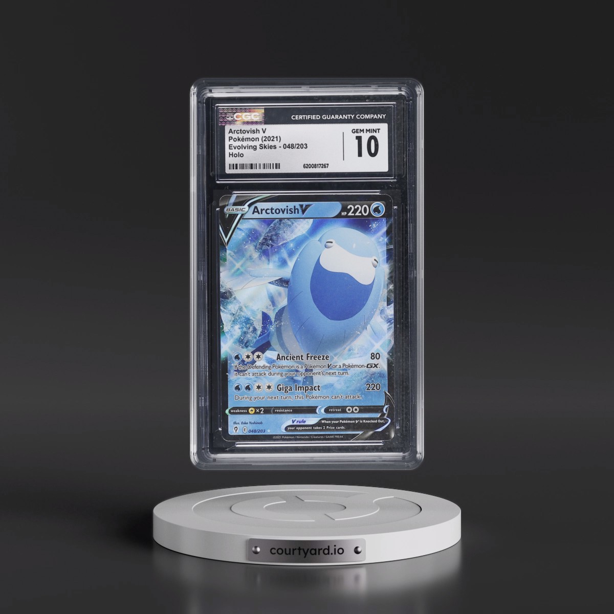 2021 Evolving Skies #048/203 Arctovish V - Holo (CGC 10 GEM MINT)