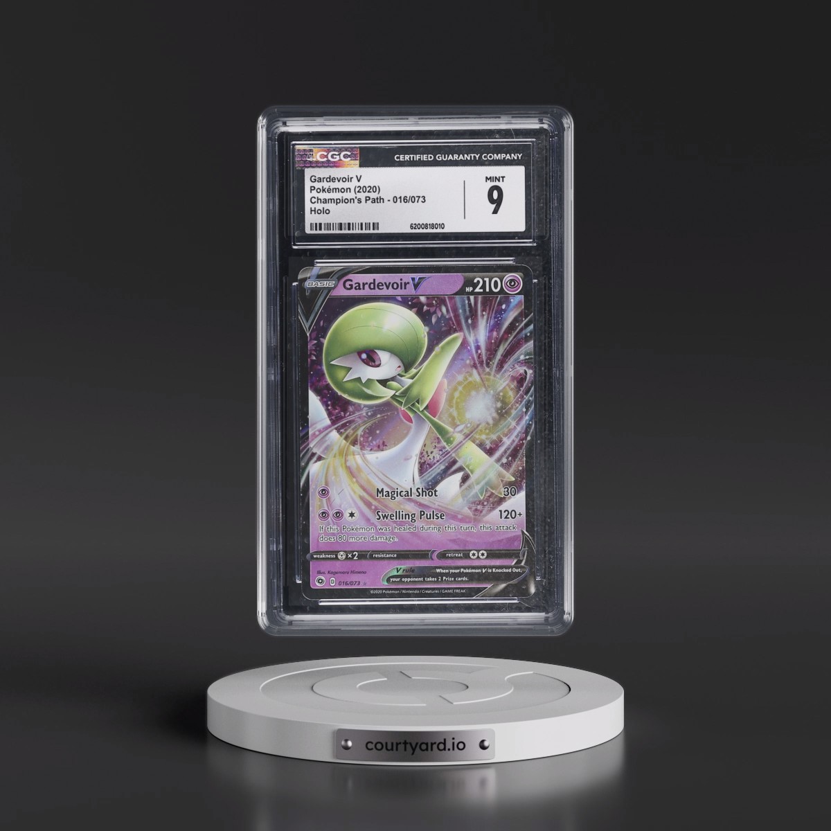 2020 Champion's Path Gardevoir V - Holo #016/073 CGC 9
