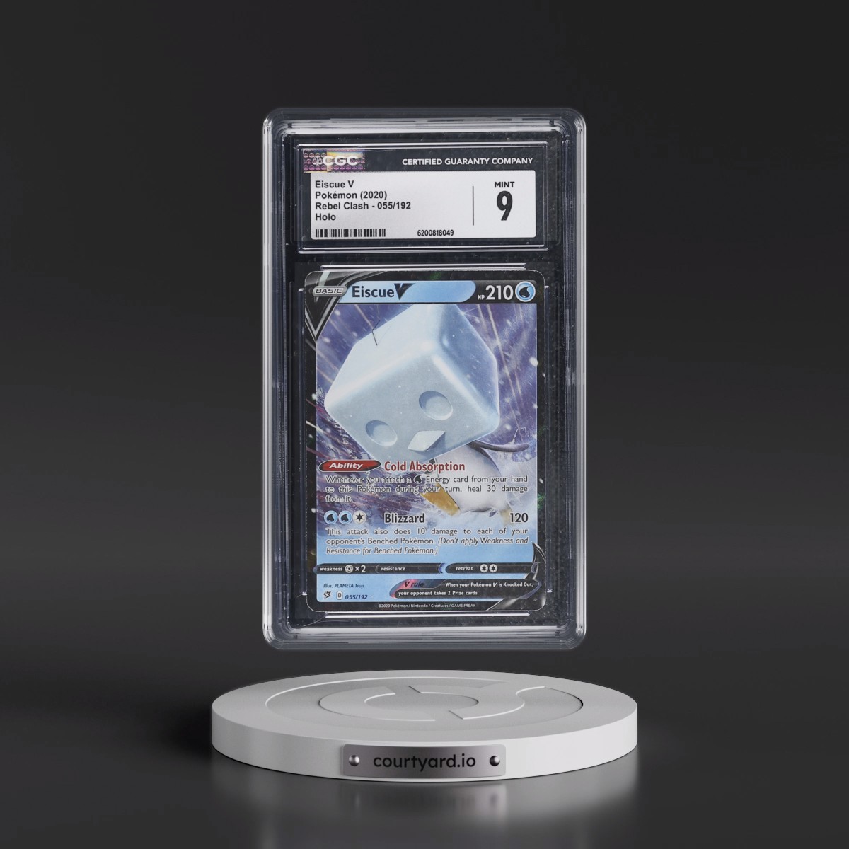 2020 Rebel Clash Eiscue V - Holo #055/192 CGC 9