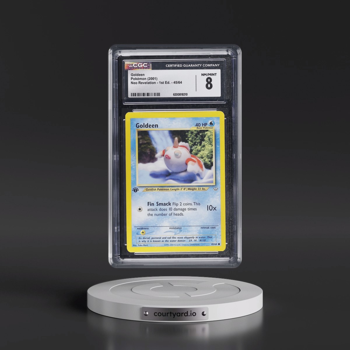 2001 Neo Revelation #45/64 Goldeen - 1st Edition 1st Edition (CGC 8 NM-MT)