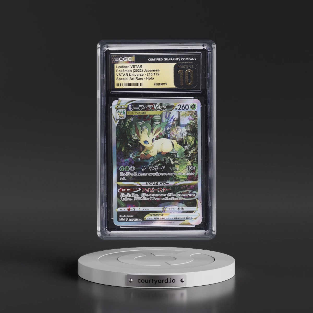2022 VSTAR Universe Leafeon VSTAR - Special Art Rare Holo #210/172 CGC 10
