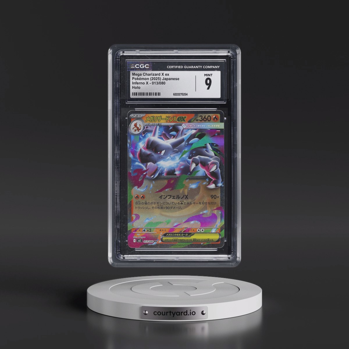 2025 Inferno X - M2 Mega Charizard X ex - Holo #013/080 CGC 9