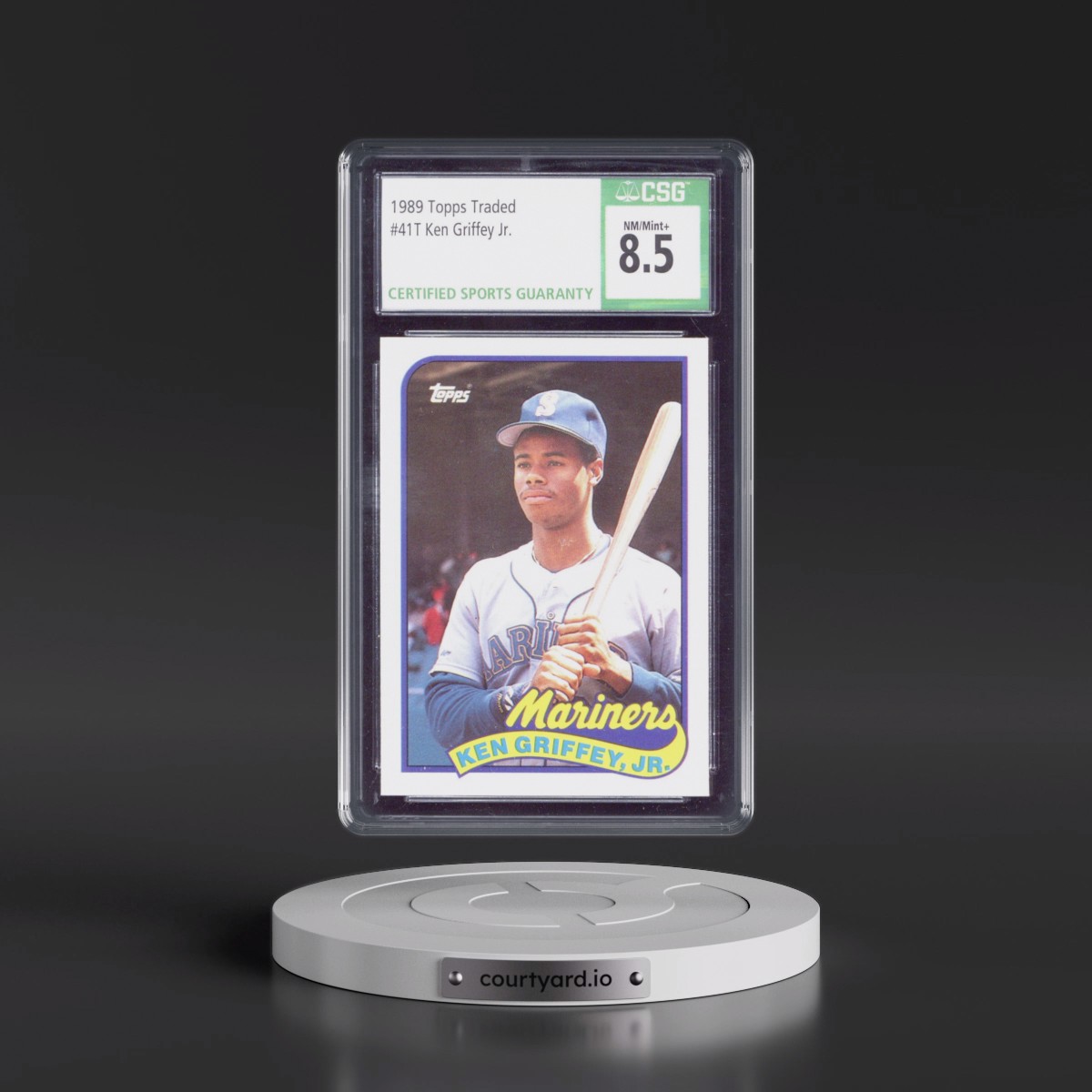 1989 Topps Traded #41T Ken Griffey Jr (CSG 8.5 NM-MT+)