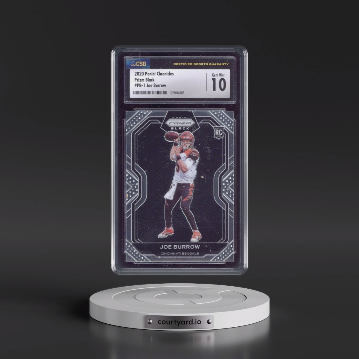 2020 Panini Chronicles Joe Burrow #PB-1 CGC 10