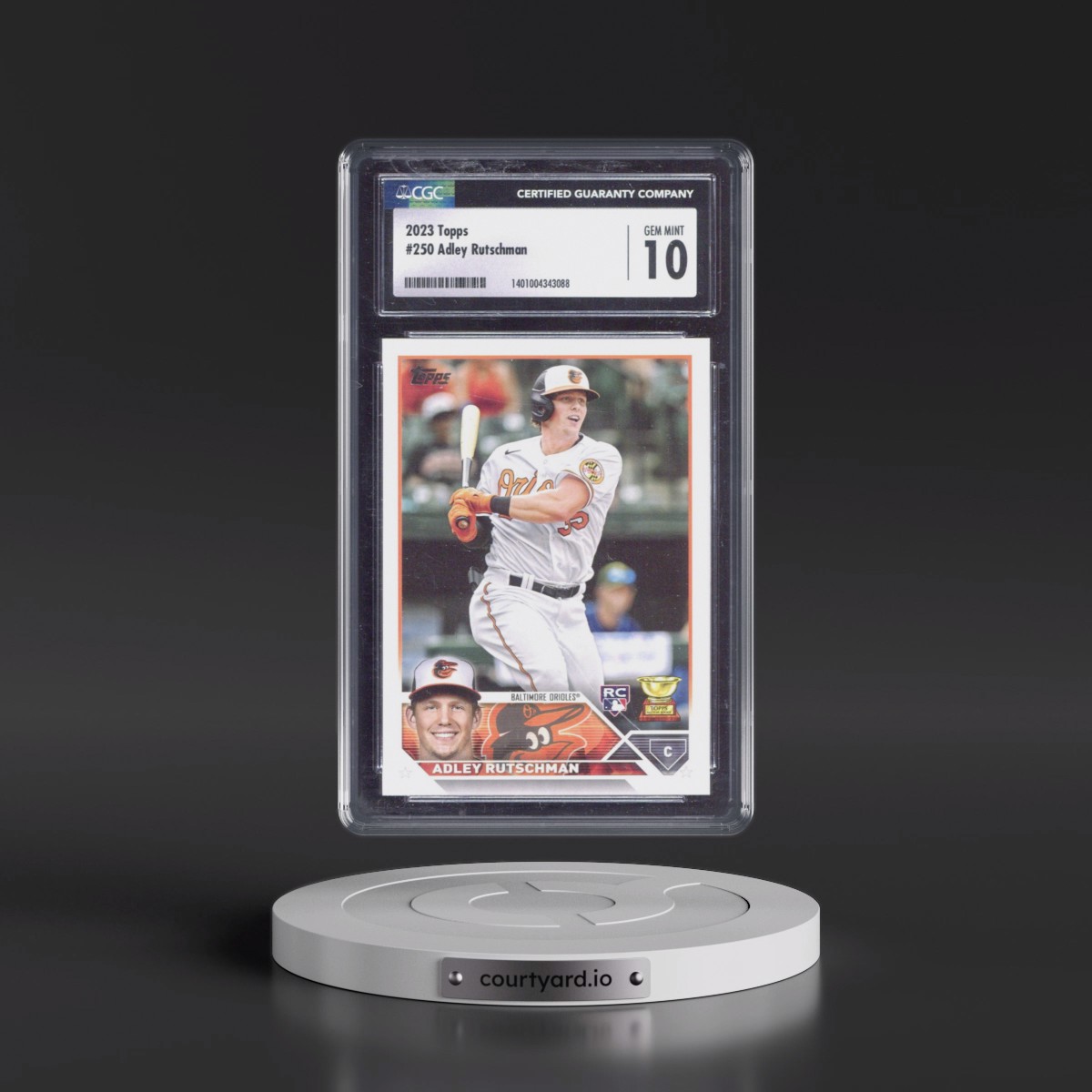 2023 Topps #250 Adley Rutschman (CSG 10 GEM MINT)
