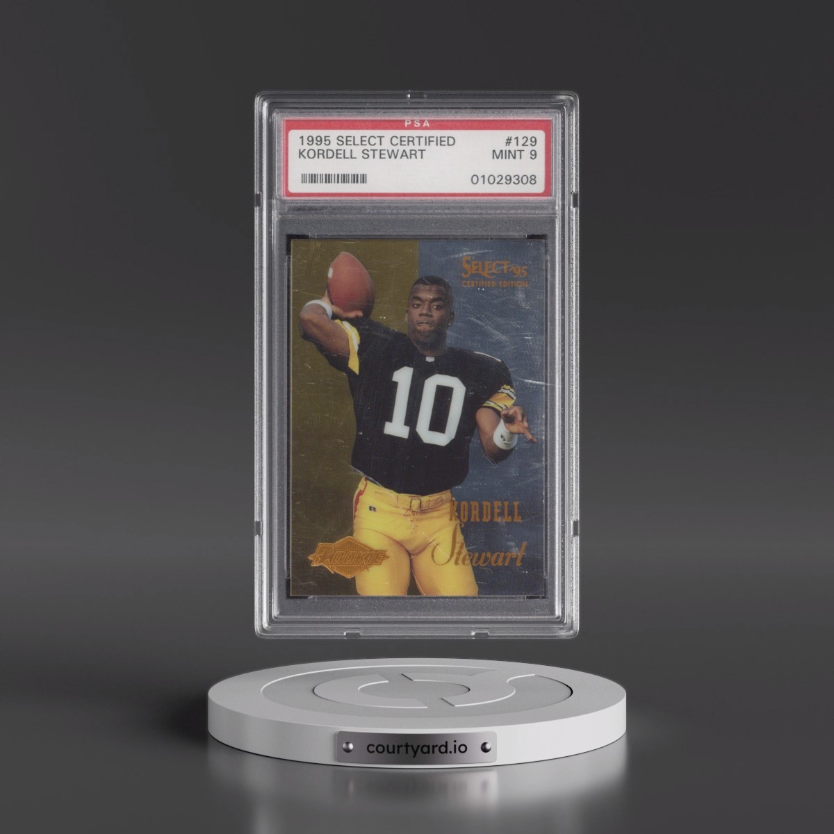 1995 Select Certified #129 Kordell Stewart (PSA 9 MINT)
