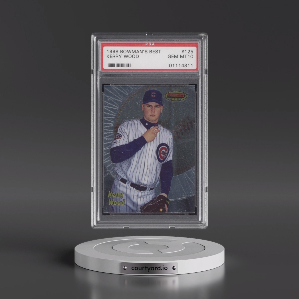 1998 Bowman's Best #125 Kerry Wood (PSA 10 GEM MINT)